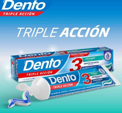 dento triple accion tubo 80 gr