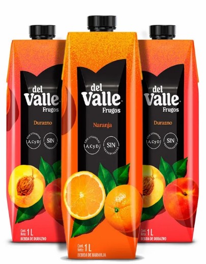 frugos del valle 1 Litro variados sabores unidad