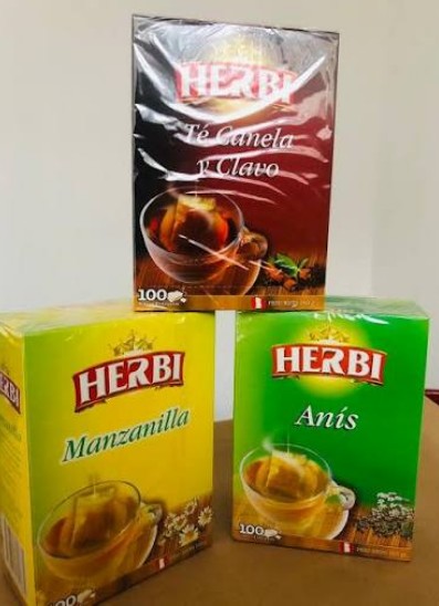 manzanila, Anis, te canelay clavo 25 sobres 25 sobres