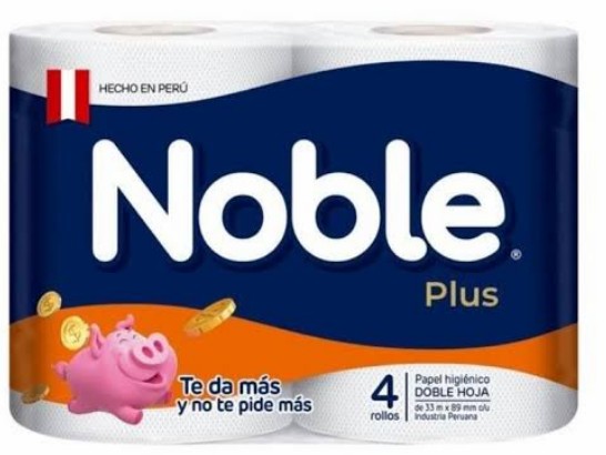 papel higienico x4 noble paquete