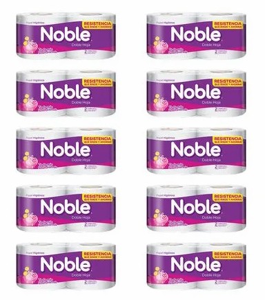 papel higienico Noble x2 unidad
