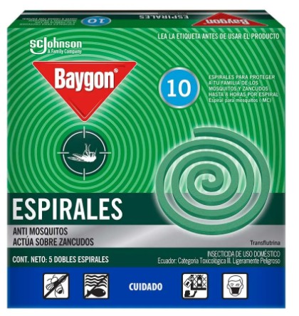 Espirales Baygon x 10 unidaes
