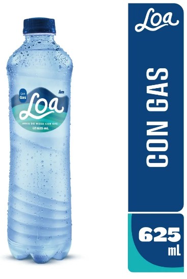 Loa agua con gas 625 ml