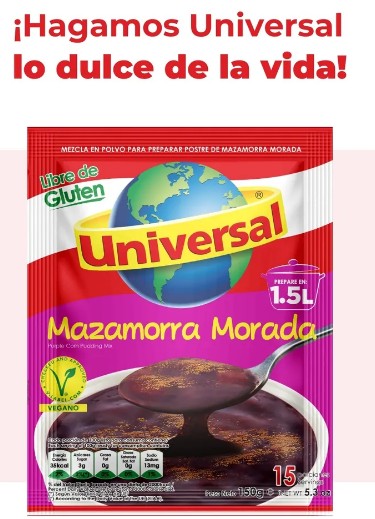 mazamorra morada universal x150 g