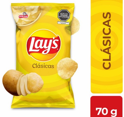 papitas lays 70 g