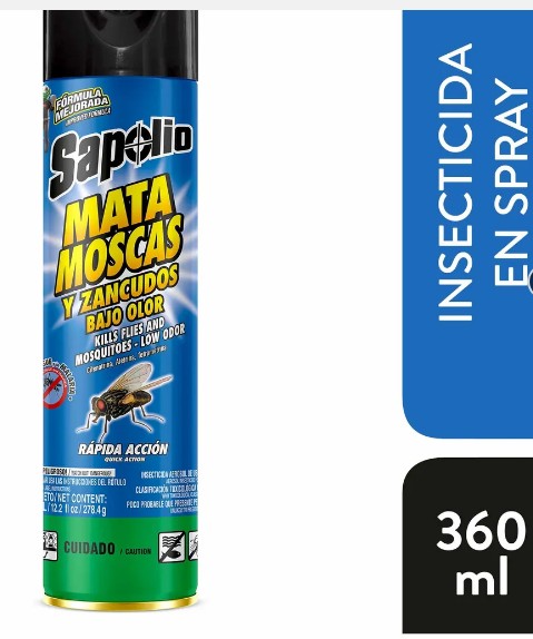 sapolio mata moscas y zancudos